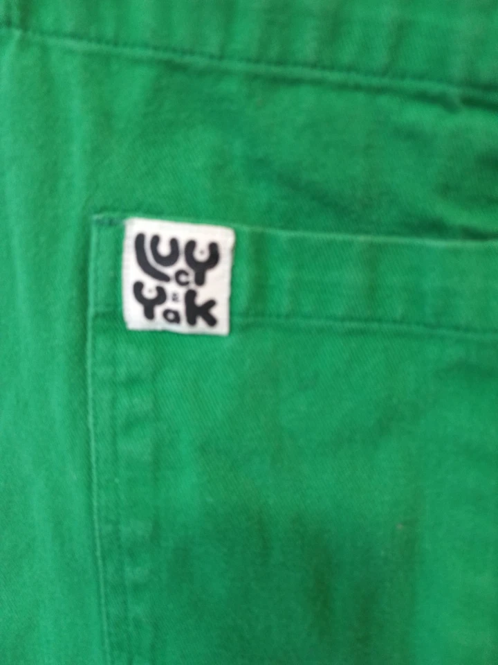 Mono mameluco informal de algodón orgánico verde para mujer LUCY & YAK talla 14 Foto 3 de 4