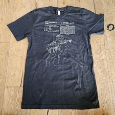 Eddie Van Halen EVH 1987 Guitar Paten Shirt Black Small