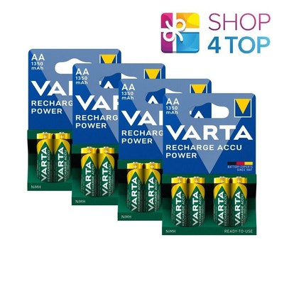 16 Aa Varta Rechargeable Accu Power Batteries 1350Mah Nimh 1.2V Hr6 4Bl New