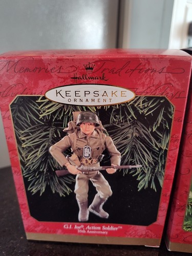 G.I. JOE FIGHTER PILOT & ACTION SOLDIER HALLMARK KEEPSAKE ORNAMENTS - Picture 2 of 7