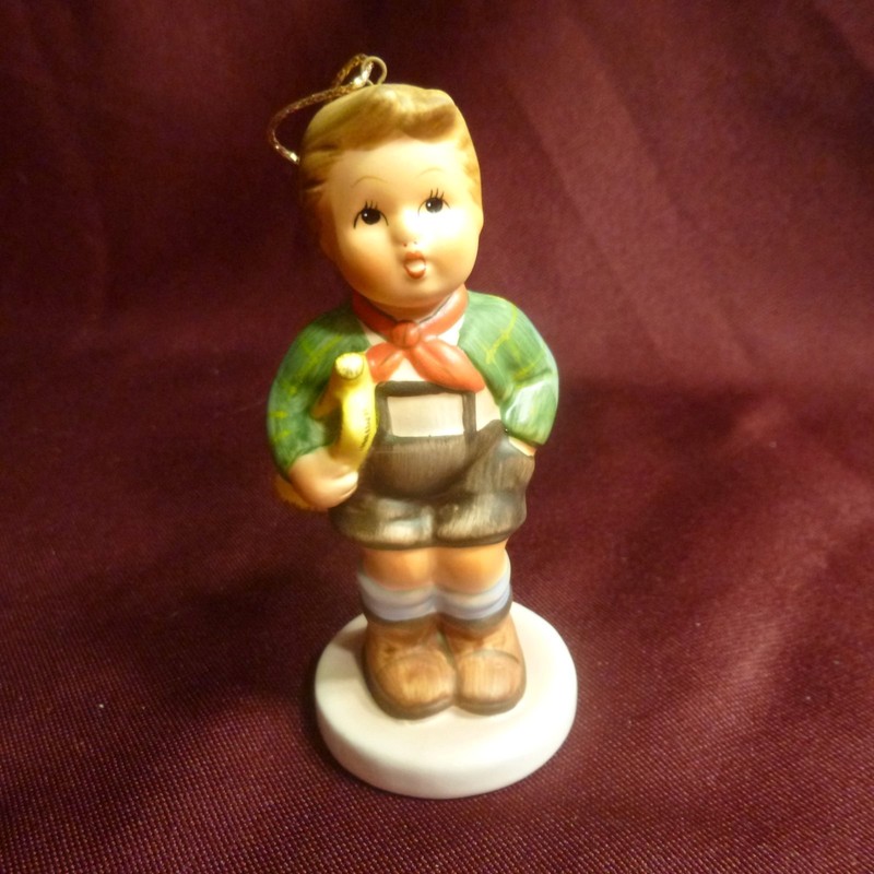 1983 BOY w Horn First Edition reproduced by SCHMID designed by Berta Hummel
