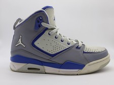 Nike Air Jordan Flight Youth Shoes, Grey, White Blue Size 454088-007 Size 7Y