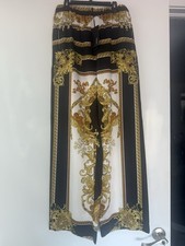 Versace silky pants women Size 40