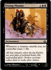 MTG Magic The Gathering Hissing Miasma Guildpact Played See Scan E