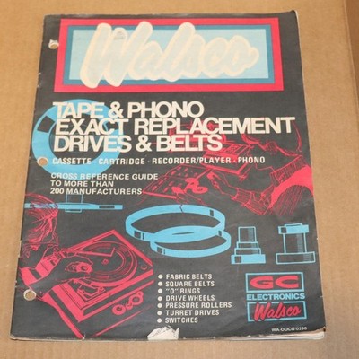 GC Electronics Tape & Phono Exact Replacement  Cross Reference Walsco    #75