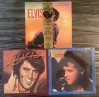 Elvis Presley Record Album lot! AFL1-4941 AQL1-2274 AFM1-5199 50th Anv w/BANNER