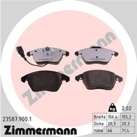 Zimmermann BremsbelÄGe VW Golf Passat Skoda Octavia Superb Seat Ibiza Audi A1 A3