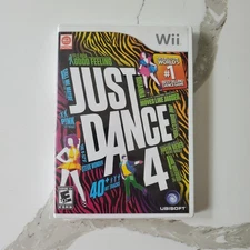 Just Dance 4 (Nintendo Wii, 2012) No Manual Tested Working Free Shipping