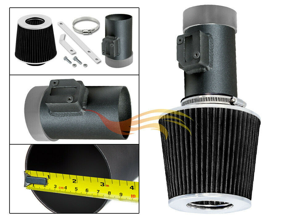 BCP RW GREY For 04-11 Victoria Grand Marquis 4.6L V8 Air Intake Kit +Filter