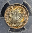 1951-P Roosevelt Dime PCGS MS/66 FB Nice Toning