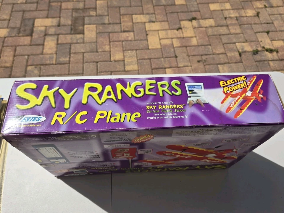 Vtg 2002 Estes Sky Rangers Radio Control RC Plane EST4101 Pappy's Air Show NOS - Image 2 of 4