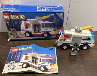 100% COMPLETE - Lego System Launch Command 6614 Van w/ Box & manual