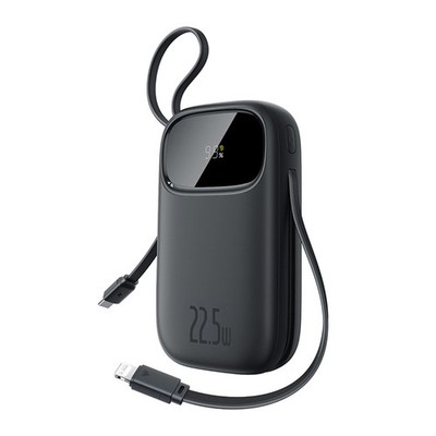 Baseus EnerFill FC31 Powerbank 10000 mAh 22,5 W mit Kabeln, schwarz