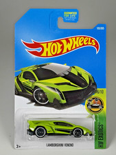 Hot Wheels Lamborghini Veneno HW Exotics 6/10 Lime Green