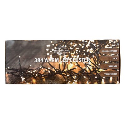 LED Lichterkette warmweiß 384 LED Advent Weihnachten weihnachtlich Inn-Outdoor