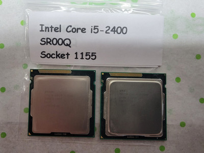 Lot of 2 Intel i5-2400 SR00Q SandyBridge 3.1GHz 4Core Socket 1155 Processors