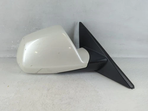 2008-2014 Cadillac Cts Passenger Right Side View Power Door Mirror White EN0T4