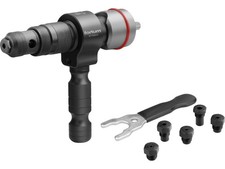 Nietaufsatz Akkuschrauber f&uuml;r Blindnieten 2,4-6,4mm, Fortum, Gebraucht/Sehr gut