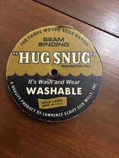 HUG SNUG Vintage Rayon Seam Binding Ribbon Blueish Gray 100 Yard Spool