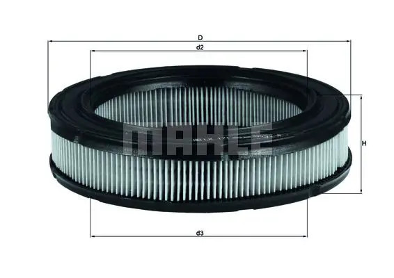 Filtro aria Cartuccia filtro LX 171 KNECHT per FORD RELIANT MORGAN