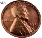 1929 Lincoln Wheat Penny Cent ~~ Gem BU (red)