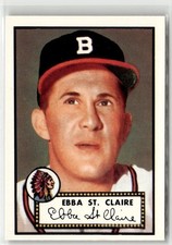 1983 Topps - 1952 Topps Reprints - Ebba St. Claire #393 Braves