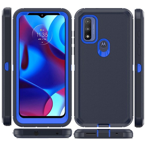 Custodia telefono + vetro temperato + clip cintura adatta per Motorola Moto G Power 2022 - Foto 27 di 29
