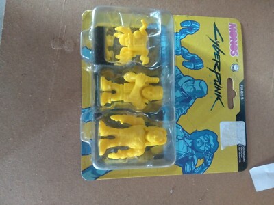 Keanu Reeves Bot Cyberpunk 2077 Monos Mini Figures Keanu Reeves V, Johnny Silverhand ...