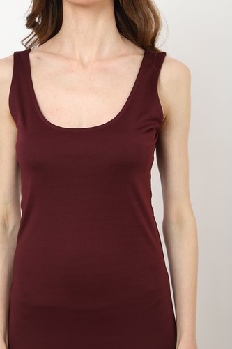 Casual Maxi Dress Wine Red - Small to 3XL - Picture 4 of 13