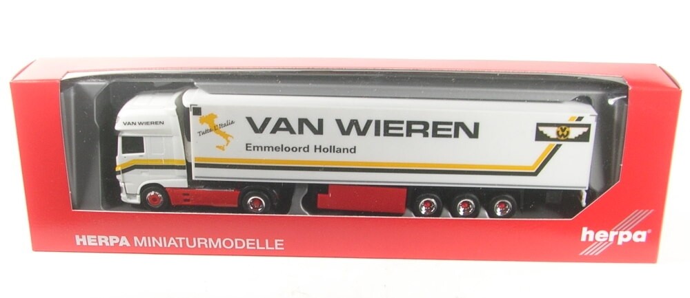 Herpa 1:87 DAF XF SC Con Rimorchio Kempf Stöffelliner – Kit Bianco ZM – Made In Germany - 4
