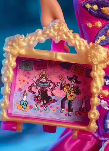Barbie Dia De Los Muertos Doll Set Day of the Dead 2023 HJX14 Embroidered Dress - Picture 4 of 8