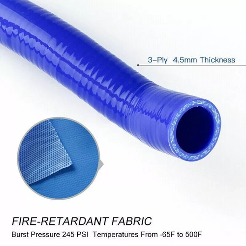 Manguera intercooler reductora acoplador de silicona recta de 3 capas de 1,25"" a 1,5"" 32/38 mm - Imagen 5 de 7