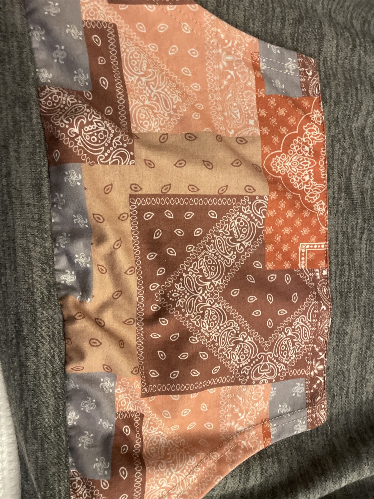 NWT 14/16 BloomChic Patchwork Hooded Sweatshirt P… - image 2