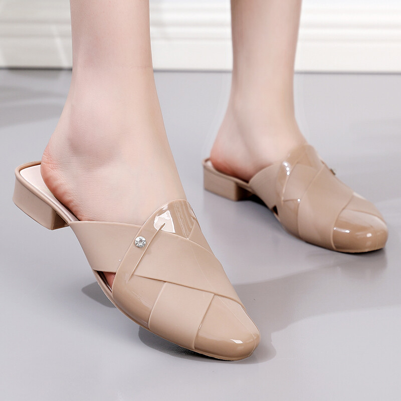 jelly block heels