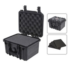 Waterproof Shockproof Hard Travel Case Storage Box Customizable Foam 10"x9"x7"