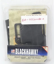 BlackHawk Holster RH Right Hand for Glock 17/22/31 415500BK-R Matte Black