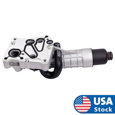 For Benz 2012-2015 SLK250 C250 1.8L vAluminum Engine Oil Cooler Filter Housing