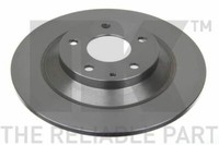 NK 203279 2X Bremsscheiben 2 StüCk Scheibenbremse Brake Discs Hinterachse Hinten