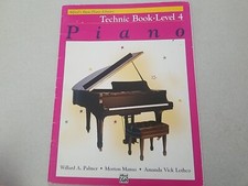 Alfred's Basic Piano Library Technic Book 4 Lesson Book