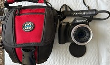 OLYMPUS SP-590UZ 26X Optical Wide Zoom 12MP Digital Camera TESTED