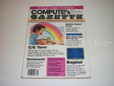 Compute!'s Gazette ~ USA Magazine ~November 1984~Issue 17~Commodore 64 / Vic-20