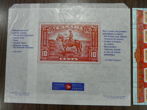 2008 CANADA YEAR OF THE RAT 25 STAMP SHEET MINT - Bild 4 von 4