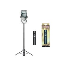 3 in1 Tripod Bluetooth Selfie Stick Stativ für Smartphone iPhone 15 14 Pro Max