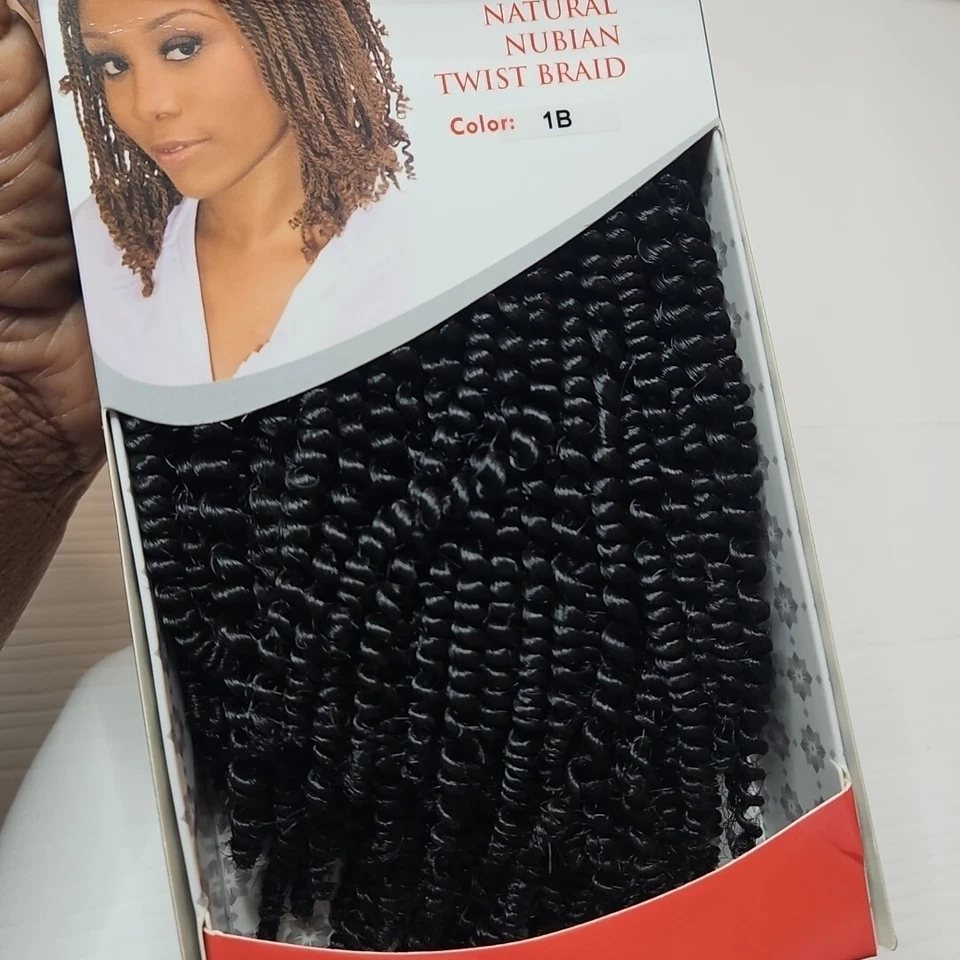 Original Natural Nubian Twist Braid 100% Kanekalon 2X BraidingHair Elastic Twist - Image 4 of 4