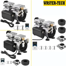 Pond Aerator Pump Lake Pond Aeration Timer Kit Self Weighted Hose Tube Diffuser