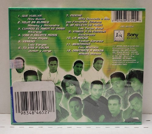 Bachatahits 2001 by Various (CD 037628375425) *NEW* - Picture 2 of 2