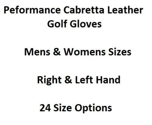Golf Glove 3 Pack Genuine 100% Cabretta Leather Golden Eagle Golf Free Fast Ship - Image 3 of 4