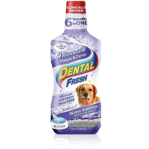 Advanced Plaque and Tartar Water Additive, 32Oz – Dog Teeth Cleaning Formula to - Picture 9 of 12