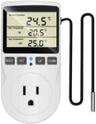 120V Fridge Freezer Temperature Controller Digital Thermostat Outlet 15A