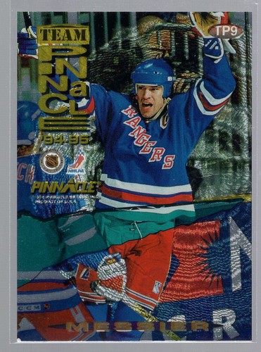 * WAYNE GRETZKY - 1994-95 Pinnacle - Team Pinnacle Dufex Back #TP9 (w/ Messier) - Picture 2 of 2